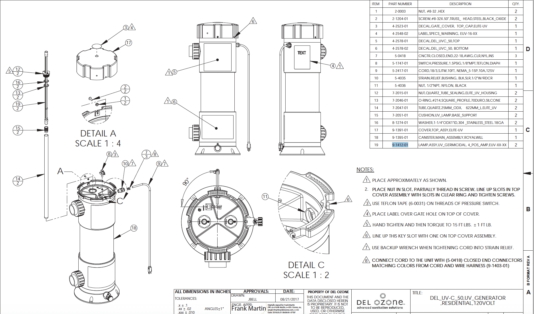 UV-C50 Schematic